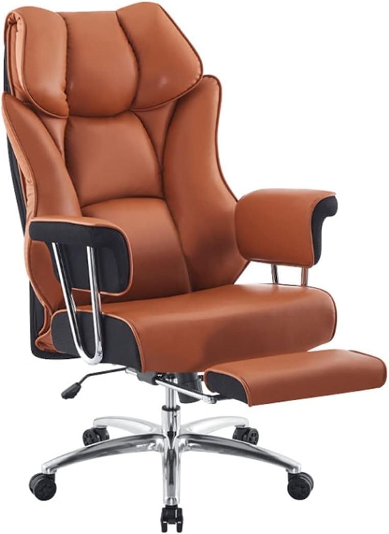 Home Office Chairs Desk Chairs Computer Gaming Chairs Backrest Chair with Footstool Leather Chair