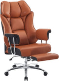 Home Office Chairs Desk Chairs Computer Gaming Chairs Backrest Chair with Footstool Leather Chair
