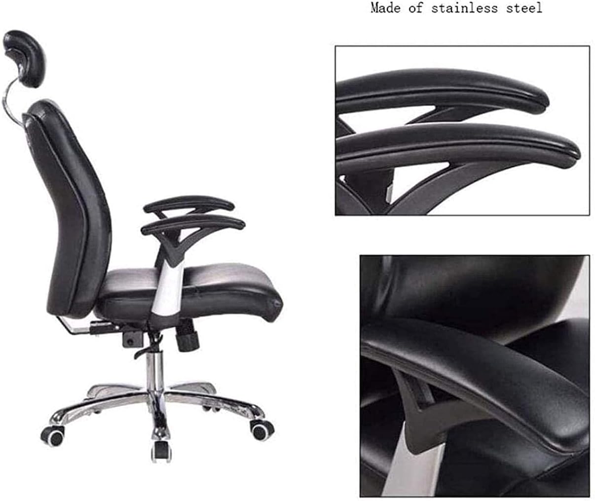 MOLVUS Office Chair Office Desk Boss Chair, Reclining High Back Large Seat Massage Executive Chair Swivel Chair Gaming Chair(Gaming Chair)