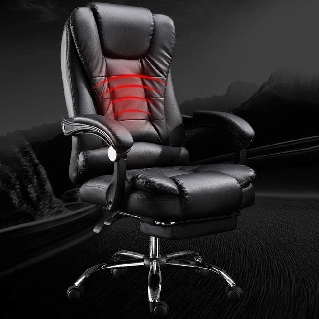 MOLVUS Office Chair Office Chair Ergonomic Swivel High Back Gaming Computer Chair Massage Chair with Armrests (Color : C)(chair) (C)